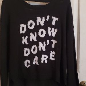 Black sweater